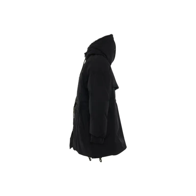Sacai Zipped Hooded Drawstring Parka-2