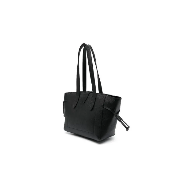Furla Calfskin One Shoulder Handbags Medium Size Women's Black-2
