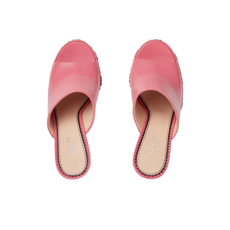 GUCCI Stylish Sandals Women's Pink-2