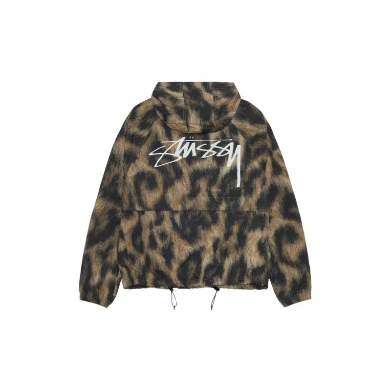 Stussy Beach Shell Fur Print Jacket-7