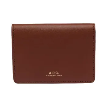 A.P.C Logo Printed Bi-Fold Wallet