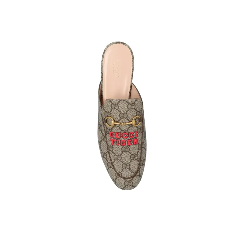 GUCCI Princetown Slipper Tiger Supreme Leather-4
