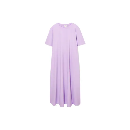 COS Short-Sleeved Dresses Women's Light Purple Lilac