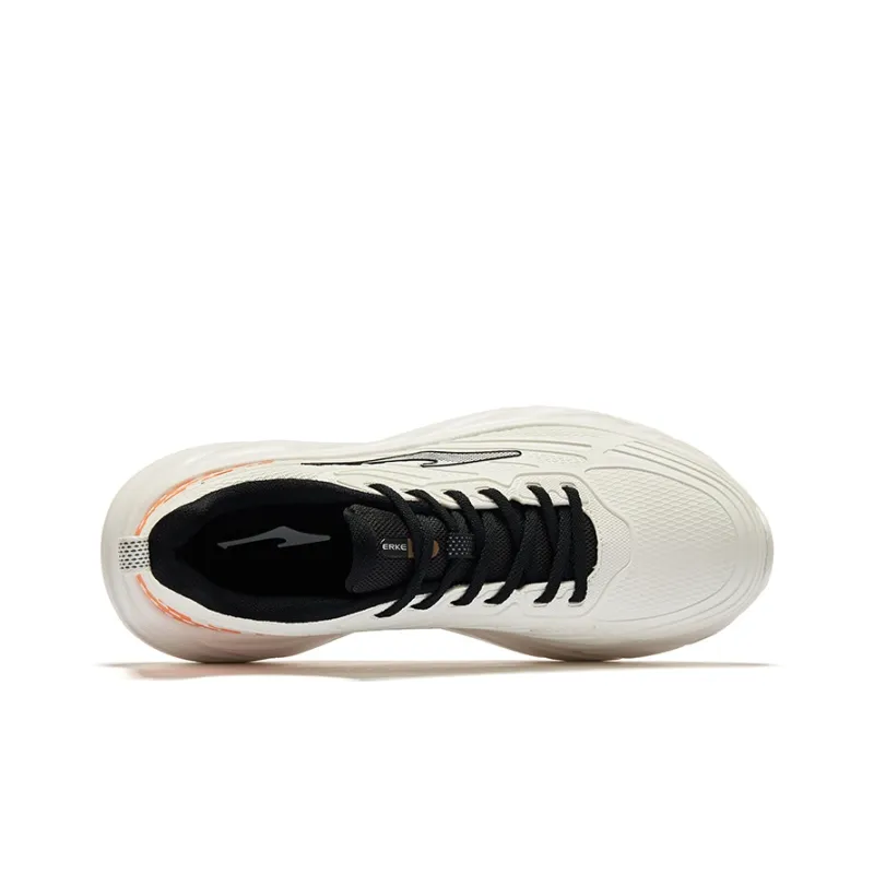 Erke Low Top Running Shoes Men's White Orange-2