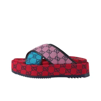 GUCCI GG Platform Sandal Multicolor Women's's