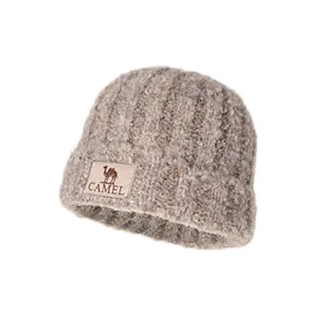 CAMEL Polyester Beanies Women's