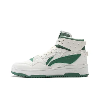 LiNing Yamahara 2.0 Anti Slip Wear Resistant High Top Skateboard Shoes Women's White Green