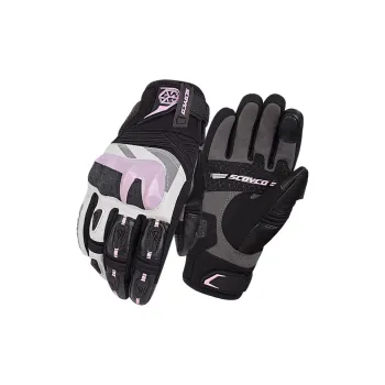 SCOYCO Gloves Microfiber Leather All Elbow Women's MC117W Wrist Brace