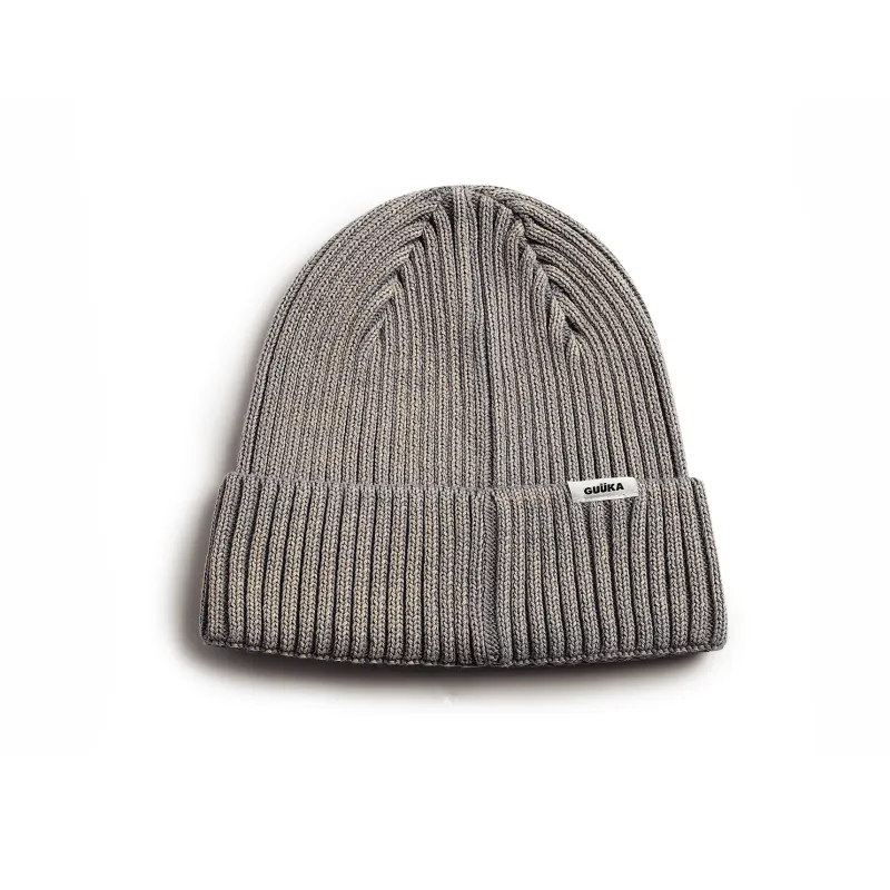 Guuka Cotton Hats & Caps Unisex Dark Gray-1