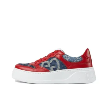GUCCI Low Top Casual Shoes Women's Red Blue