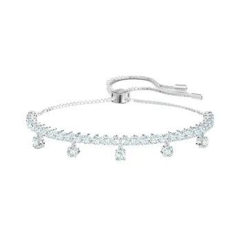 Swarovski Rhodium Plated Bracelets Women's White