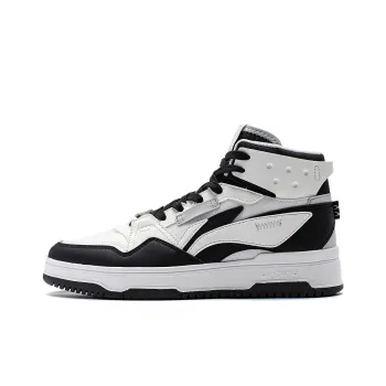 LiNing Yamahara 2.0 Anti Slip Wear Resistant High Top Skateboard Shoes Women's Black White