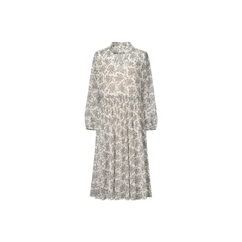 UNIQLO X Clare Waight Keller Co-branded Collection Long-Sleeved Dresses Women's Ivory