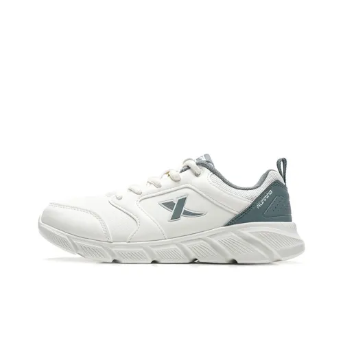 XTEP Running Shoes Women's Low-Top Sail White/Cat Eye Gray