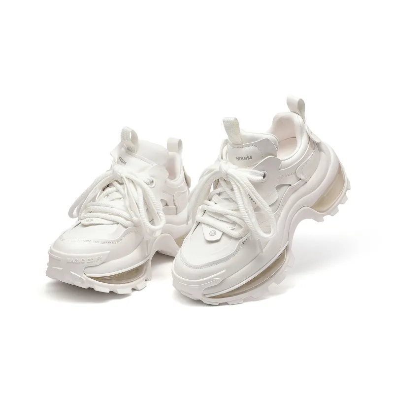 LEECAT STUDIO Cushioning Rebound Height Increasing Abrasion Resistant Breathable Low Top Casual Shoes Women's-3