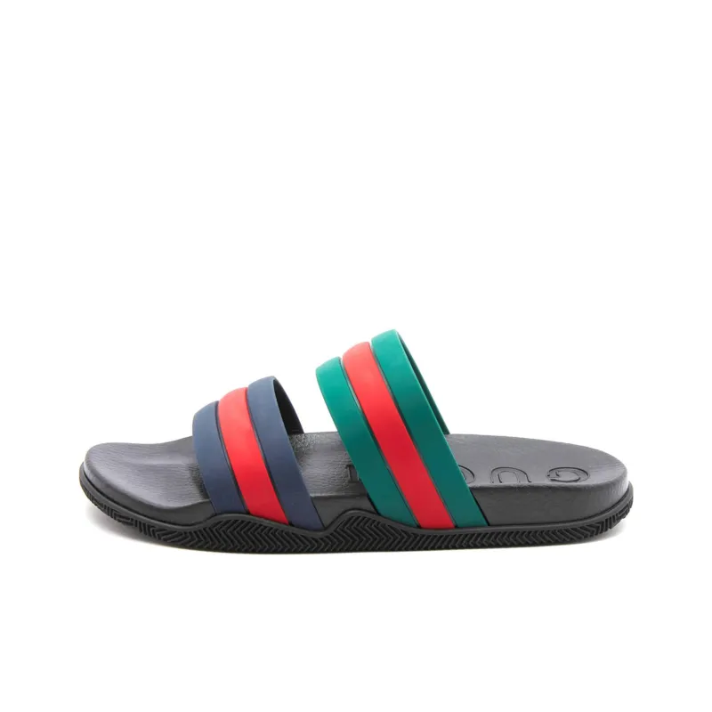 GUCCI Agrado Grg Rubber Slide 'Black'-0