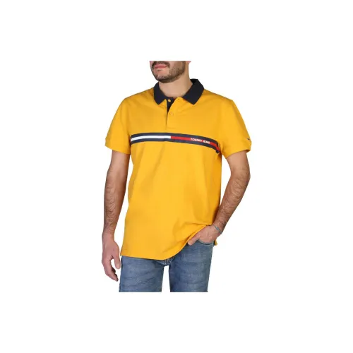 Tommy Hilfiger Polo Shirts Men Yellow