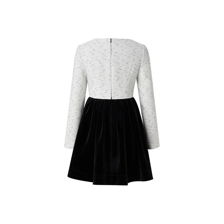 TAMMY TANGS Long Sleeved Dresses Women's Black/White-1
