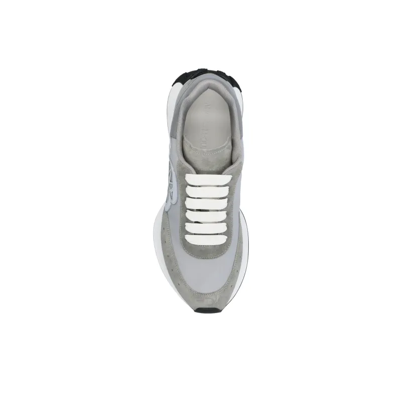 Alexander McQueen Sprint Runner Logo Embossed Sneakers-4