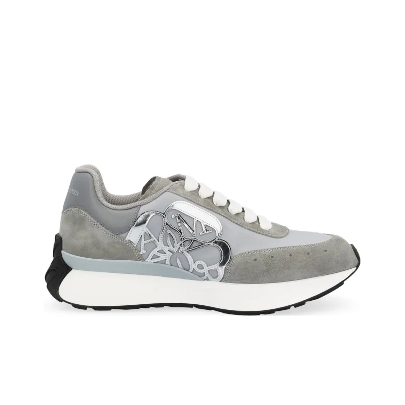 Alexander McQueen Sprint Runner Logo Embossed Sneakers-1