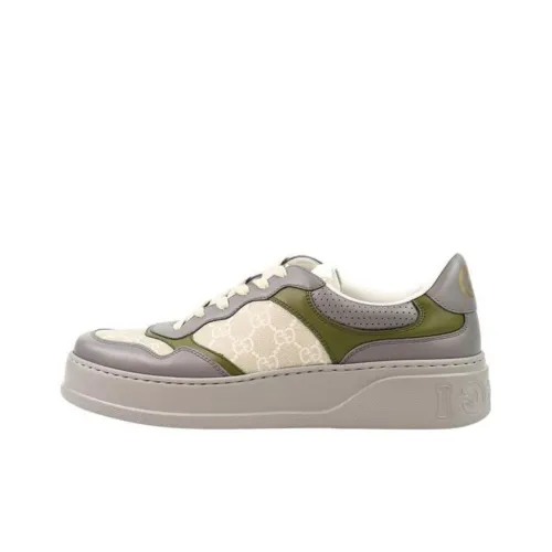 GUCCI Chunky B Casual Shoes Men Low-Top White/Blue/Green