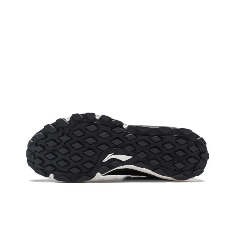 LiNing Gundam Cushioning Anti Slip And Wear Resistant Low Top Running Shoes Women's Black-4