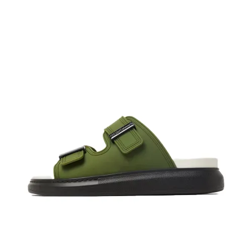 Alexander McQueen Hybrid Slide Slippers Men Army Green