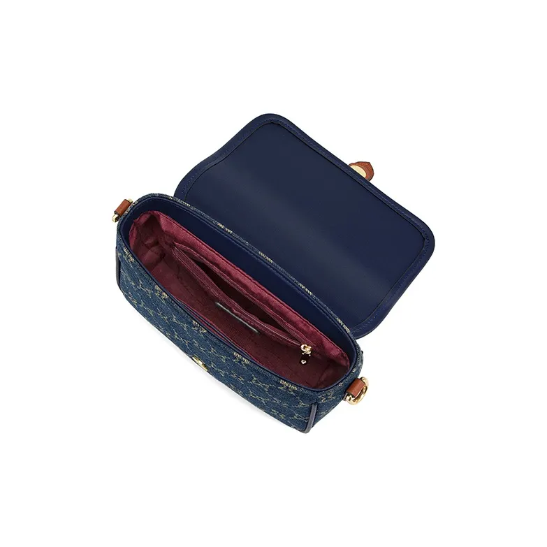 MashaLanti Denim Bags Shoulder Bag, Crossbody Bag Regular Women's Royal Blue-4