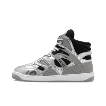 GUCCI Basket High 'Silver Black'