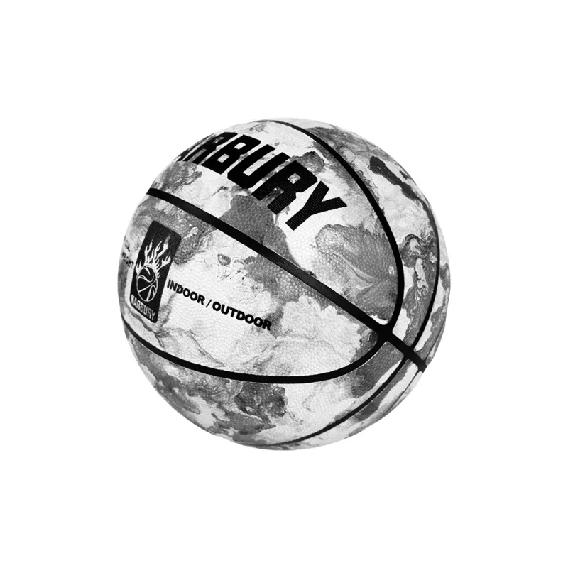 MARBURY Splash Ink Series PU Basketball Gray White Size 7 Training Unisex-2