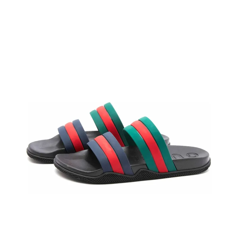 GUCCI Agrado Grg Rubber Slide 'Black'-2