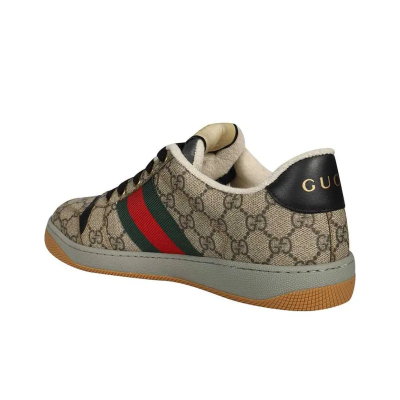 GUCCI Screener Sneaker 'GG Monogram Beige'-3