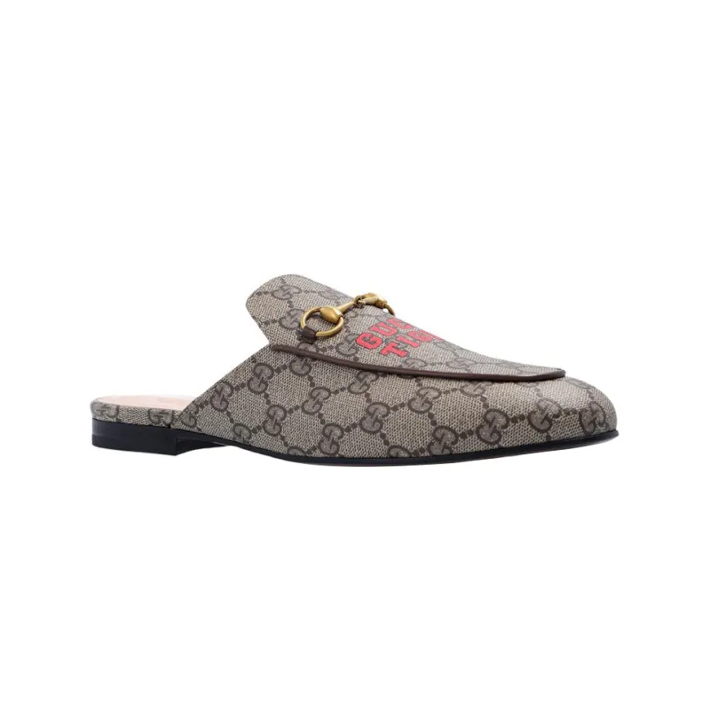 GUCCI Princetown Slipper Tiger Supreme Leather-2