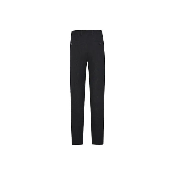 RARE Suit Trousers Men Black-2