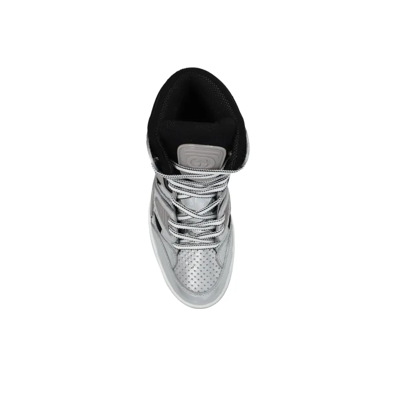 GUCCI Basket High 'Silver Black'-4