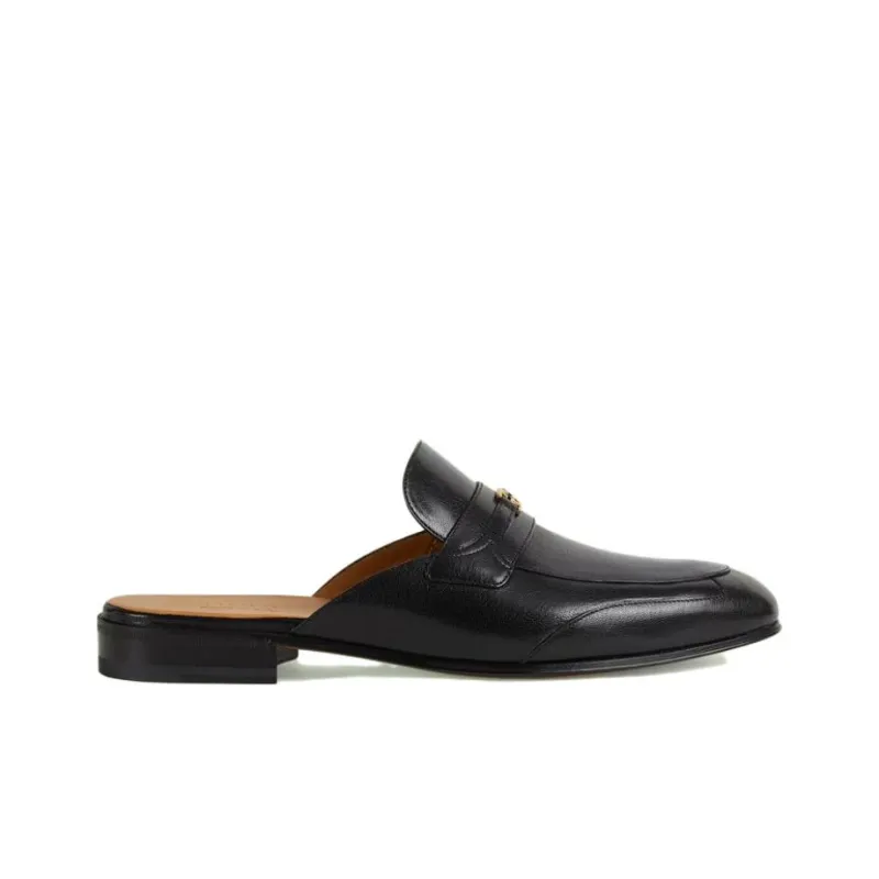 GUCCI Interlocking G Slipper Black-1