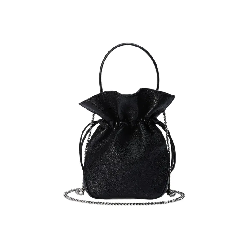 GUCCI Blondie Leather Bucket Bags Shoulder Bag Crossbody Bag Handbag Mini Women's Black-2