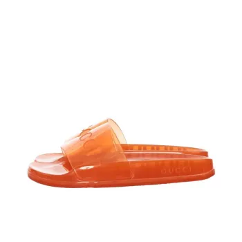 GUCCI Slide Sandal 'Transparent Orange'
