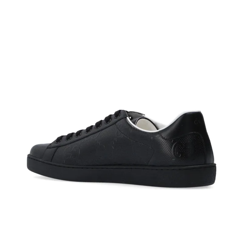 GUCCI Ace 'GG Embossed Black'-2
