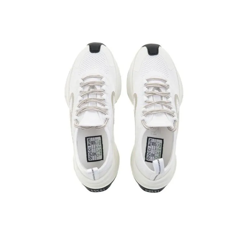 GUCCI Women's Run Sneaker 'White' Women's-3