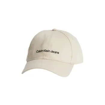 CALVIN KLEIN Cotton Baseball Caps Men's Beige