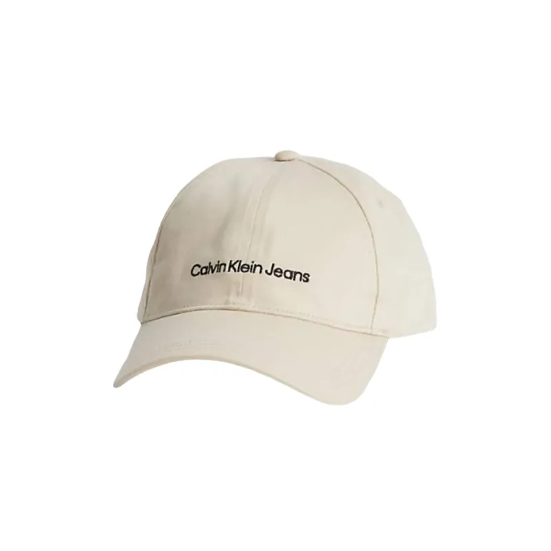 CALVIN KLEIN Cotton Baseball Caps Men's Beige-0