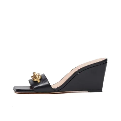 COACH Elise Slide Slippers Women's Black