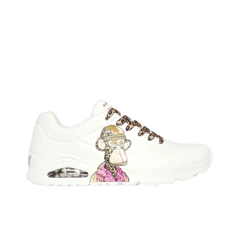 Snoop Dogg x Skechers Uno Slip Resistant Low Top Casual Shoes Men's White-1