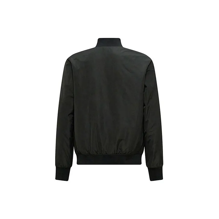 EMPORIO ARMANI Logo Patch Zipped Bomber Jacket-1