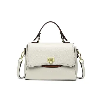 Espin Cow Leather Handbag Shoulder Bag Medium Size Women's Multicolor