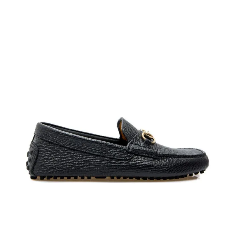 GUCCI Horsebit-detail Leather Loafers-1