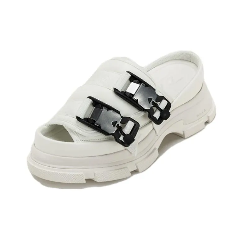 Both Gao Slide Slippers Men's White-1