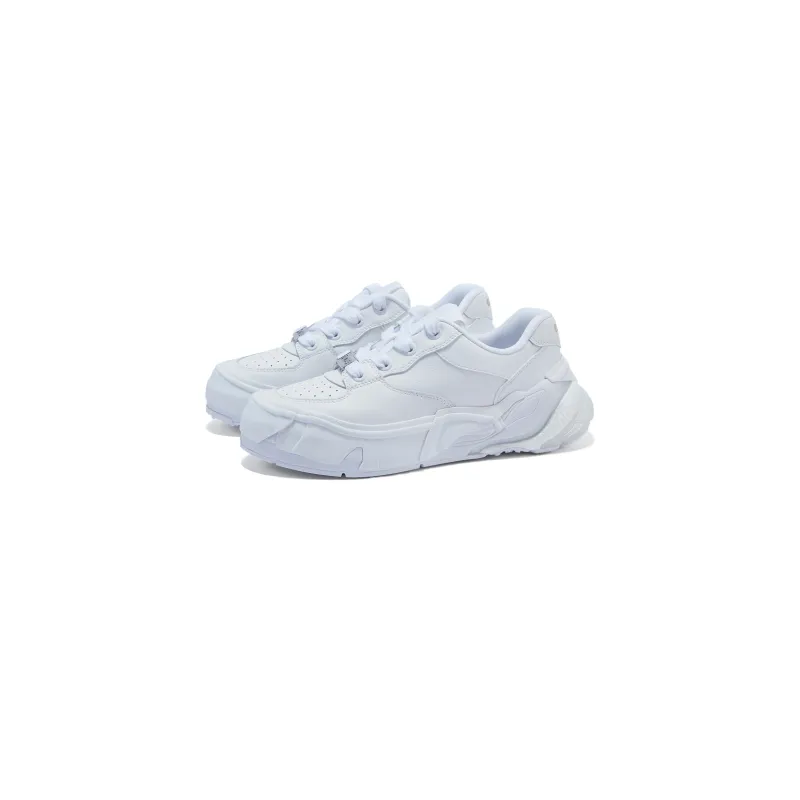 LiNing Wuji Anti Slip Wear Resistant Low Top Skateboard Shoes Women's White-2