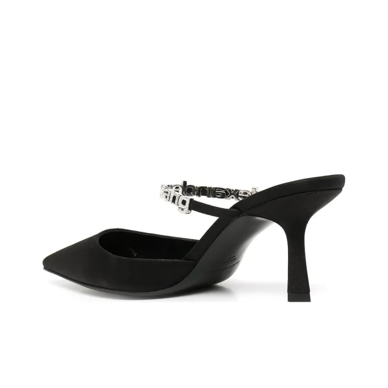 Alexander Wang Slip Resistant Wrap toe Slippers Women's Black-3